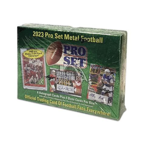 2023 leaf pro set metal football hobby box|leaf pro set metal football.